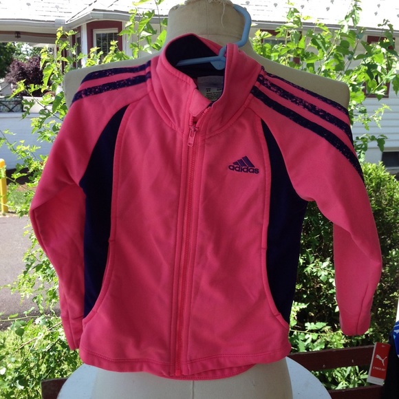 red adidas jacket girls